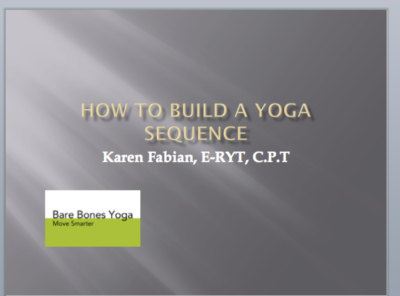 Webinar: How to Build A Yoga Sequence